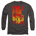 Pikkukuva 3 / 3: Californication Unisex Aikuisten Cali Type T-paita L Hiilenharmaa Charcoal L