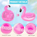 Miniatyrbillede 3 af 5: 12-pak oppustelige drikkevareholdere, flydende drikkevareholdere til pool, oppustelige flamingo-kopunderlag til poolfest