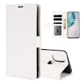 Miniatyrbillede 1 af 4: OnePlus Nord N10 5G - Crazy Horse Læder Etui - Hvid White Hvid