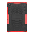Pikkukuva 2 / 5: Samsung Galaxy Tab A8 10.5 (2021) Kuori Rugged Kickstand Armor Punainen
