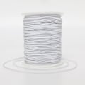 Miniatyrbillede 1 af 5: Elastisk tråd til armbånd, 1 mm x 110 yards stærkt elastisk snor til smykkefremstilling, halskæder, perler - V Sort og hvid