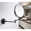 Miniatyrbild 3 av 5: Foldable Bathroom Mirror with Extendable Feature - Black, 1 pc