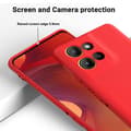 Miniatyrbillede 4 af 7: Motorola Moto G86 5G Solid Color Case - Drop-Protective Full Coverage Silicone Case Röd