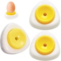 Miniatyrbilde 1 av 4: 3 stk. Egg-prikker i rustfritt stål med ABS-håndtak - Semi-automatisk skiller og prikker egg