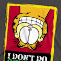 Pikkukuva 2 / 3: Garfield Unisex Aikuisten En Tee Tavallisia T-paita L Harmaa meleerattu Charcoal L