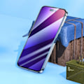 Miniatyrbild 4 av 5: HOCO iPhone 14 Pro Skärmskydd Ez Fit Heltäckande Härdat Glas