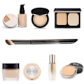 Miniatyrbilde 2 av 4: Concealerbørste under øynene Mini Vinklet Flat Top Nese Contouring Børste for Conceal Blending Setting Poleringspulver