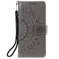 Miniatyrbilde 2 av 5: Samsung Galaxy A32 5G - Mandala Lær Etui - Grå Grey Grå