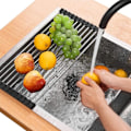 Miniatyrbild 4 av 5: Diskställ Torkställ Rostfritt Stål Rullbart Hopvikbart 1-Pack