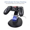 Miniatyrbilde 4 av 5: Dobbel USB-ladingstasjon for Playstation 4 PS4 / PS4 Pro / PS4 Slim-kontroller