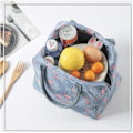 Miniatyrbillede 3 af 5: Frokosttaske, Oxford-stof Frokostboks Vandtæt stofpose Lækagesikker termisk organizer til mænd, kvinder, piger (Flamingo)