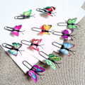 Miniatyrbillede 4 af 4: eativa Sommerfuglformede Papirclips Bindeklips Form Papirclips - 20 STK