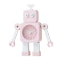Nymodig klocka student skrivbord robot väckarklocka sängbord skrivbord Rosa[co]