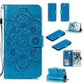 Pikkukuva 1 / 5: iPhone 7/8/SE (2020/2022) - Mandala Lompakkokotelo - Sininen Blue Sininen