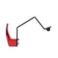 Miniatyrbilde 5 av 5: Motorsykkel Bagasjekrok Hjelmkrok Scooter Bagasjetaske Flaskeholder Holder For 310m 350d(svart)