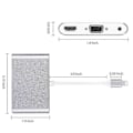 Miniatyrbillede 4 af 4: 1080p Lightning til HDMI VGA Audio Video Adapter til Apple - Perfekt