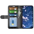 Miniatyrbillede 2 af 5: Motorola Moto G32 Etui Crazy Horse Læder Sort