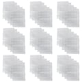 Miniatyrbild 3 av 4: 300 st Glas Snacksbehållare Plast Cellofanpåse Självhäftande Förslutningsbara Påsar Transparenta Cellofanpåsar Vita 20x12cm