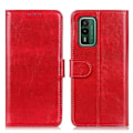Miniatyrbillede 1 af 5: Nokia XR21 Etui Crazy Horse Læder Rød