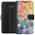 Miniatyrbillede 1 af 3: Samsung Galaxy A3 (2017) Pung Etui Småblomster
