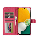 Miniatyrbillede 4 af 5: LC.IMEEKE Samsung Galaxy A24 5G Etui Læder Rød/Pink