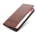 Pikkukuva 4 / 5: Xiaomi Mi 11 - AZNS Nahkainen Flip Kotelo - Ruskea Brown Ruskea