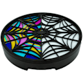 Miniatyrbillede 3 af 5: Onsdag Ophelia Hall Vindueskarm Lampe En Størrelse Sort/Multifarvet Black/Multicoloured One Size Transparent