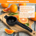 Miniatyrbild 2 av 5: Manual lemon squeezer, portable manual citrus press, aluminum alloy, sturdy and durable