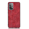 Pikkukuva 4 / 5: Samsung Galaxy A52 / A52s - Nahkapäällysteinen Hybridikuori - Punainen Red Punainen