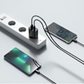 Miniatyrbild 4 av 4: Tech-Protect 30W PD/QC USB-C / USB-A Väggladdare Svart