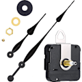 Miniatyrbillede 2 af 5: Højmoment Quartz Urværk Urværk Udskiftningsmekanisme med Lange Spade Visere til DIY Ur (Sort)
