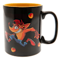Miniatyrbilde 3 av 5: Crash Bandicoot Mega Varmeskiftende Krus Én Størrelse Svart/Oransje/Grønn Black/Orange/Green One Size