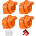 Miniatyrbild 1 av 5: Automatisk spillfri kycklingmatare, 4-pack, kycklingmatare, tillbehör för kycklingmatare för hink