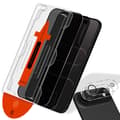 2-Pack iPhone 17 Air Privacy Screen Protector & 2-Pack Lens Protector - Tempered Glass | [Automatic Installation] - Bubble-Free iPhone 17 Air