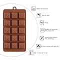 Miniatyrbild 4 av 5: 3D Silikonformar för chokladgodis Julgåva Presentkakformar Kakdekoration Bar Isbit Godis Bakplåtsform