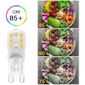 Miniatyrbillede 3 af 4: 6x G9 LED-pære varm hvid 220V LED G9-pærer egnet til
