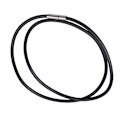 Miniatyrbild 5 av 5: Vattentät flätad läderrepkedja halsband, män kvinnor DIY vävd vaxrepkedja för hänge, 2,8 mm bredd, 19,68\" längd