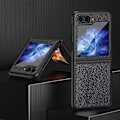 Miniatyrbillede 2 af 5: Samsung Galaxy Z Flip 5 Cover Litchi Læder Sort