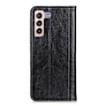Miniatyrbillede 3 af 5: Samsung Galaxy S22 Plus Flip Cover i Spaltet Læder - Sort