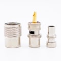Miniatyrbillede 4 af 5: 10 stk. Rf-stik Uhf-han-stik Rg8 Rg58-kabel Lug-antennestik Pl259