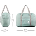 Miniatyrbillede 3 af 5: For Spirit Airlines Foldable Travel Duffel Bag Tote Carry on Luggage Sport Duffle Weekender Overnight (Mint Green) 45*32*16cm