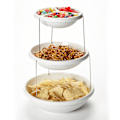 Miniatyrbillede 5 af 5: 3-lags foldbar skål: Dekorativt design, foldbar, sparer lagerplads. Perfekt til snacks, salater og frugt