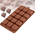 Miniatyrbild 1 av 5: 3D Silikonformar för chokladgodis Julgåva Presentkakformar Kakdekoration Bar Isbit Godis Bakplåtsform