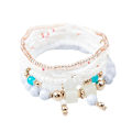 Miniatyrbillede 5 af 5: 6 sæt boheme flerlags kvast armbånd håndlavede wrap armbånd bangle smykker armbånd til kvinder