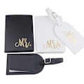 Miniatyrbillede 1 af 5: Personlig pas etui, pas holder, personlig pas holder, personlige gaver, bryllupsgave, brudepige gave（2stk）