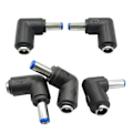 Miniatyrbillede 1 af 2: 5 stk. DC5.5x2.1mm hunstik computeradapter 5 volt strømstik, 90 graders adapter, albuestrømadapter, en strømkilde til at håndtere alle græn...