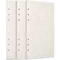 Miniatyrbilde 1 av 5: A6 Refill Papir, 3 pakker 100GSM tykt refillpapir 6 hulls fyllstoff Innlegg løse ark 135 ark (270 sider)