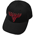 Miniatyrbillede 1 af 2: Van Halen Unisex Voksen Klassisk Logo Baseballkasket One Size Sort Black One Size