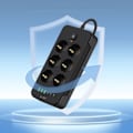 Miniatyrbild 4 av 5: Tech-Protect 2 m Grenuttag med USB-C/USB-A Svart