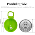 Miniatyrbild 2 av 5: 4 Pcs Can Lids with Straw, Silicone Drink Can Lids, Can Lids with Straw for Soda and Cola